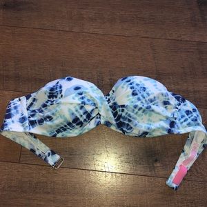 Strapless bathing suit top